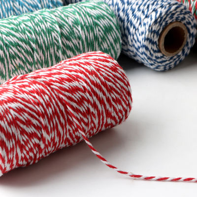 DIY 2 hebras de cordón retorcido 550 libras 2 mm Cordón de algodón macrame