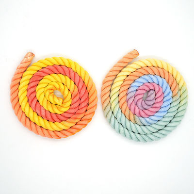 13mm Cuerdas de algodón de tres hebras de color mixto y retorcido