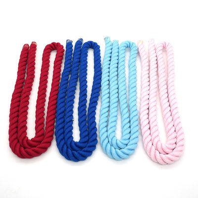 13mm Cuerdas de algodón de tres hebras de color mixto y retorcido