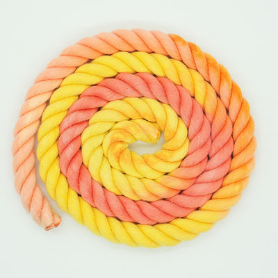 13mm Cuerdas de algodón de tres hebras de color mixto y retorcido