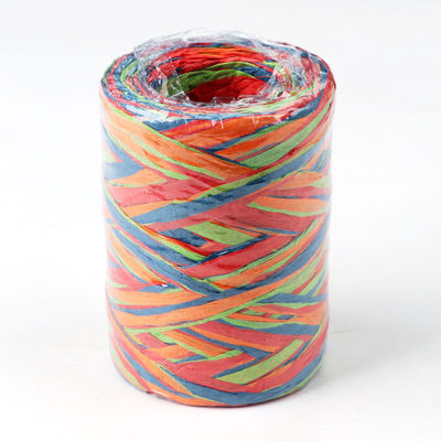 Cuerdas de papel artesanal Diy Raffia 100m Cuerdas de papel trenzadas de Navidad