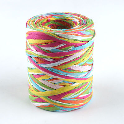 Cuerdas de papel artesanal Diy Raffia 100m Cuerdas de papel trenzadas de Navidad