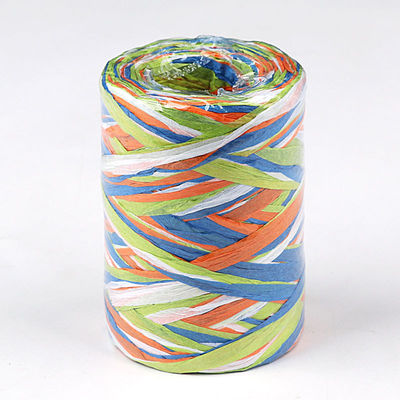 Cuerdas de papel artesanal Diy Raffia 100m Cuerdas de papel trenzadas de Navidad