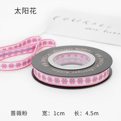 OEM ODM Floral Jacquard Trim 10mm-25mm Floral Jacquard cinta