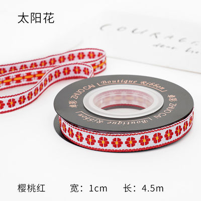 OEM ODM Floral Jacquard Trim 10mm-25mm Floral Jacquard cinta