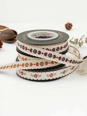 OEM ODM Floral Jacquard Trim 10mm-25mm Floral Jacquard cinta