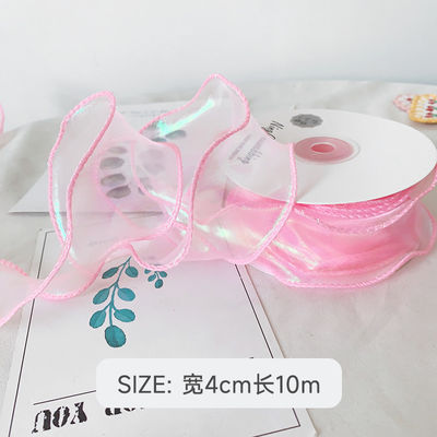 Cinturón de órgano de poliéster de 40 mm con borde satinado Cinturón de órgano rosa brillante