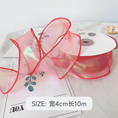 Cinturón de órgano de poliéster de 40 mm con borde satinado Cinturón de órgano rosa brillante