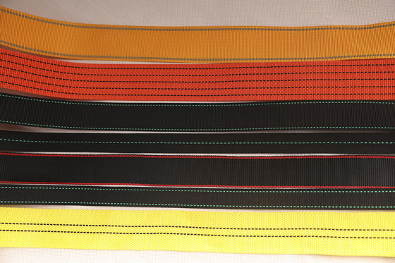 Resistencia a los rayos UV de UHMWPE de la telaraña Negro Amarillo para el paracaídas Silla de playa de la tienda de campaña