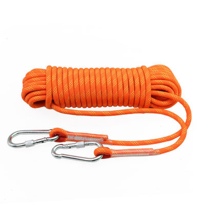 6mm-20mm Cordón de escalada rojo Cordón de descenso rápido de rescate de cuerda estática
