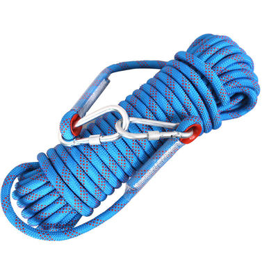 6mm-20mm Cordón de escalada rojo Cordón de descenso rápido de rescate de cuerda estática