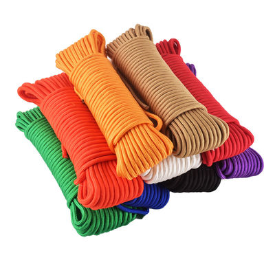 Cordón elástico de carpa de nylon naranja 2 mm-10 mm Cordón de cuerdas de carpa ajustable