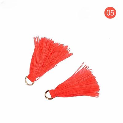 Tassel de algodón de colores 3 cm Decoración de prendas de vestir Tassels de hilo de algodón