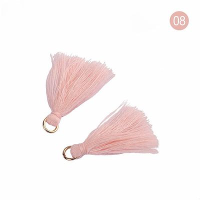Tassel de algodón de colores 3 cm Decoración de prendas de vestir Tassels de hilo de algodón