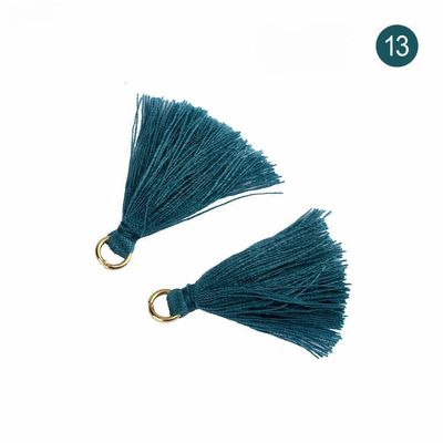 Tassel de algodón de colores 3 cm Decoración de prendas de vestir Tassels de hilo de algodón
