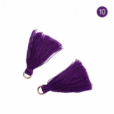 Tassel de algodón de colores 3 cm Decoración de prendas de vestir Tassels de hilo de algodón