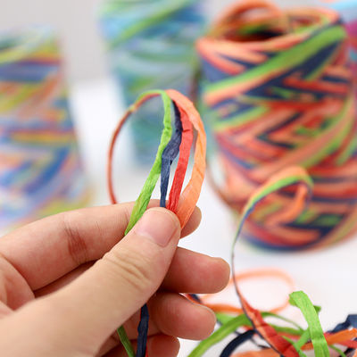 Raffia cuerda de papel retorcida 80m DIY Cuerdas de papel artesanal Eco amigable
