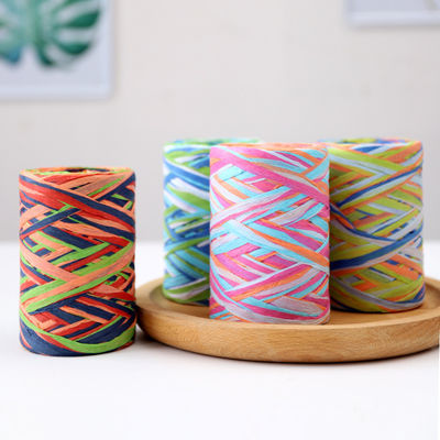 Raffia cuerda de papel retorcida 80m DIY Cuerdas de papel artesanal Eco amigable