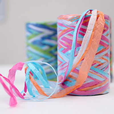 Raffia cuerda de papel retorcida 80m DIY Cuerdas de papel artesanal Eco amigable