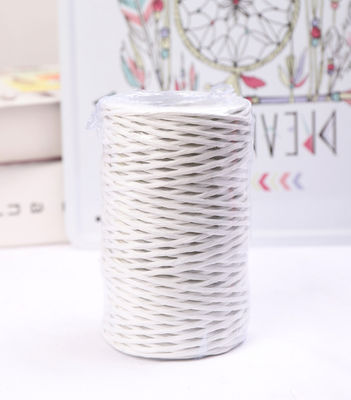Cables de papel de hierro de 2 mm Eco DIY Cordón de papel retorcido biodegradable