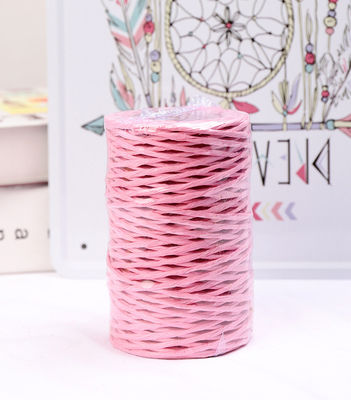 Cables de papel de hierro de 2 mm Eco DIY Cordón de papel retorcido biodegradable
