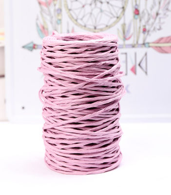 Cables de papel de hierro de 2 mm Eco DIY Cordón de papel retorcido biodegradable