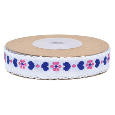 Tela con alambre floral de 12 mm de Jacquard ISO14001 Tela con alambre floral vintage