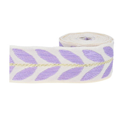 25 mm * 2y cinta de hoja de jacquard eco amigable cinta de Navidad cableada