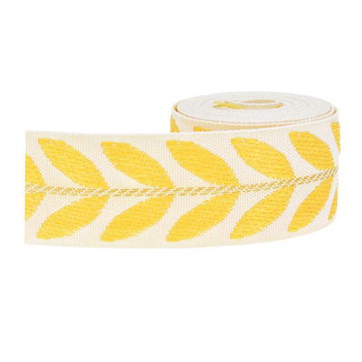25 mm * 2y cinta de hoja de jacquard eco amigable cinta de Navidad cableada