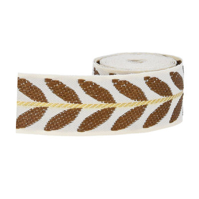 25 mm * 2y cinta de hoja de jacquard eco amigable cinta de Navidad cableada