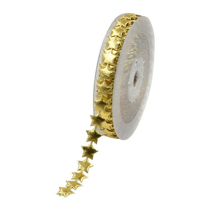 15 mm * 15m Ultrasonico Estrella de alambre de cinta de patrón plano cinta de Jacquard
