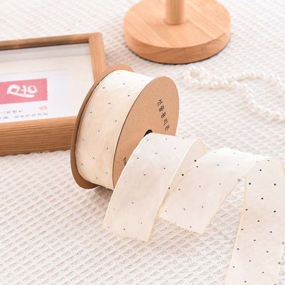 4cm*18m Cinta de órgano de poliéster de diamante brillante de alta calidad cinta de regalo