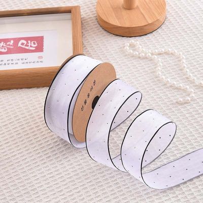 4cm*18m Cinta de órgano de poliéster de diamante brillante de alta calidad cinta de regalo