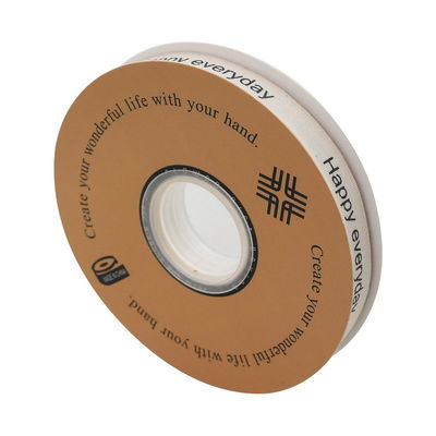 13mm Logotipo mayorista cinta de algodón estilo literario Flor de embalaje caja de regalo Decoración cinta de pastel ramo