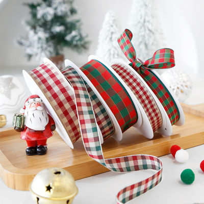 La caja de regalo de la cinta de la red de Navidad de la cinta de la caja de regalo de la cinta de la caja de la caja de la cinta de la cinta de la cinta de la cinta de poliéster