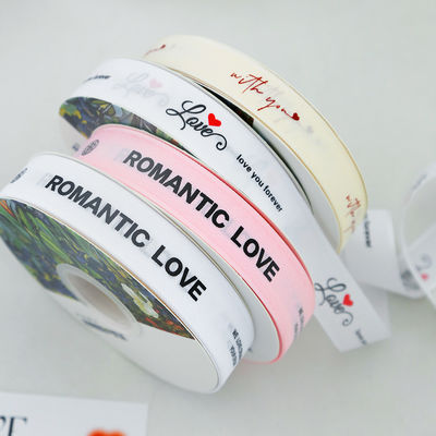 2.5cm*36m San Valentín cinta impresa para el paquete de la caja de regalo