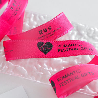 2.5cm*36m San Valentín cinta impresa para el paquete de la caja de regalo