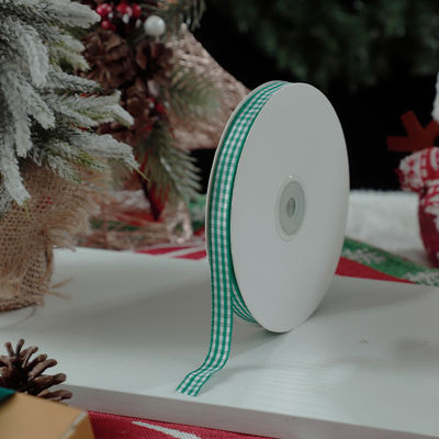 1cm*45m cinta impresa de Navidad para embalaje de regalos y accesorios de ropa
