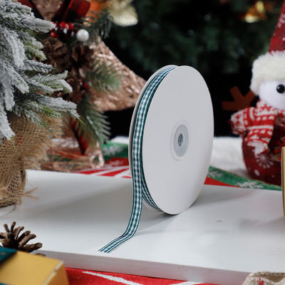 1cm*45m cinta impresa de Navidad para embalaje de regalos y accesorios de ropa