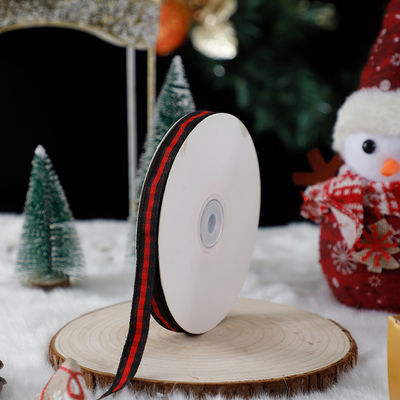 1cm*45m cinta impresa de Navidad para embalaje de regalos y accesorios de ropa