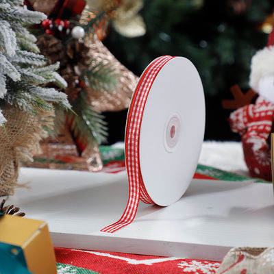 1cm*45m cinta impresa de Navidad para embalaje de regalos y accesorios de ropa