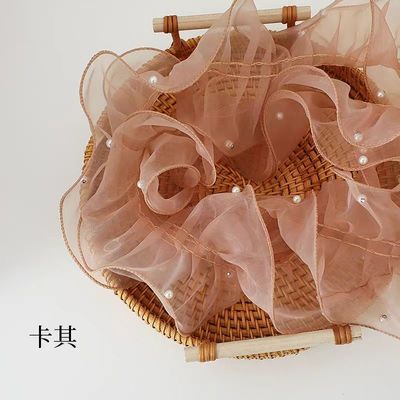 12cm*2m cinta de encaje de borde arrugado para paquetes de flores y envases de regalos