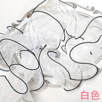 12cm*2m cinta de encaje de borde arrugado para paquetes de flores y envases de regalos