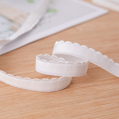 Accesorios para prendas de vestir cinta de borde tejido de 1,2 cm de poliéster correa de sujetador elástico con características ecológicas